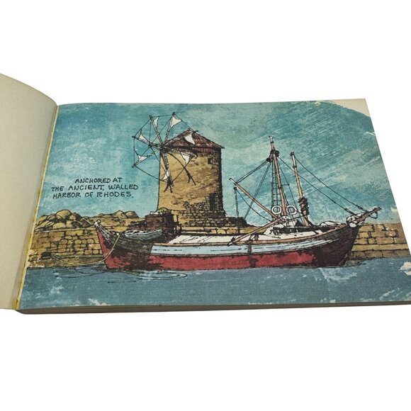 Classic Greek Cooking Book By Daphne Metaxas  Recipes & Illustrations 1974 - Picture 2 of 7